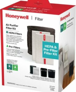 Honeywell - HEPA Air Purifier Filter Value Kit - A and R Filters - Black White