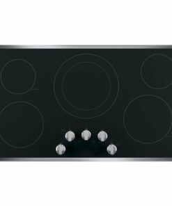 GE - 36" Built-In Electric Cooktop - Stainless steel