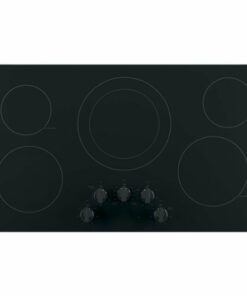 GE - 36" Built-In Electric Cooktop - Black
