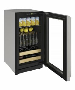 U-Line - 2000 Series 7-Bottle Built-In Wine Refrigerator - Stainless steel 0