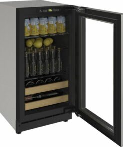 U-Line - 2000 Series 7-Bottle Built-In Wine Refrigerator - Stainless steel 1