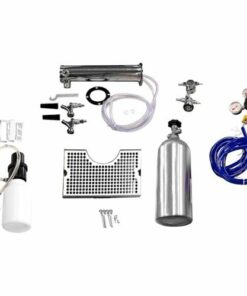 Double Tap Tower Kit for U-Line Outdoor Keg Refrigerator - Stainless steel