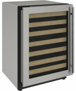 U-Line - Captain 2000 Series 43-Bottle Built-In Wine Cooler - Stainless steel 0