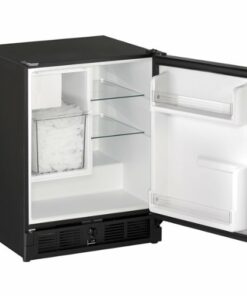 U-Line - Marine Series 2.1 Cu. Ft. Built-In Mini Fridge - Black