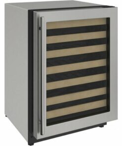U-Line - Captain 2000 Series 43-Bottle Built-In Wine Cooler - Stainless steel 1