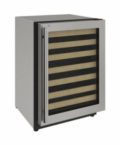U-Line - 2000 Series 43-Bottle Built-In Wine Cooler - Stainless steel