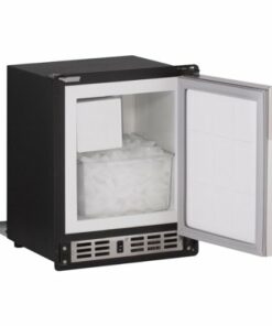 U-Line - Marine Series 15.1" 22.9-Lb. Freestanding Icemaker - White Solid 1