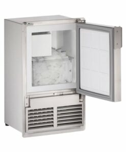 U-Line - Marine Series 15.1" 22.9-Lb. Freestanding Icemaker - Stainless Solid 3