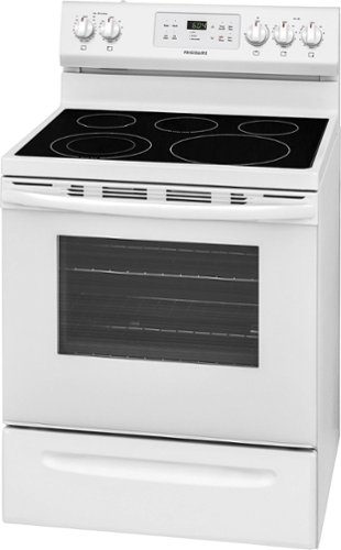 Frigidaire - 5.3 Cu. Ft. Self-Cleaning Freestanding Electric Range - White