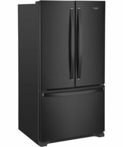 Whirlpool - 25.2 Cu. Ft. French Door Refrigerator with Internal Water Dispenser - Black