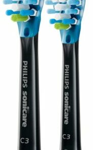 Philips Sonicare - Premium Plaque Control Brush Heads (2-Pack) - Black