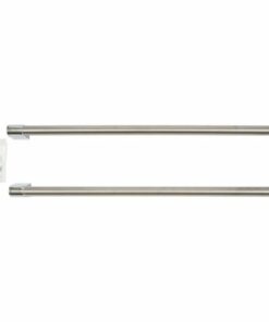 DCS by Fisher & Paykel - Square Door Handle Kit for ActiveSmart RF201ACJSX1, RF201ACUSX1 and RF201ACUSX1_N - Silver