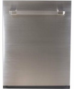 Dacor - Professional Top Control Built-In Dishwasher with Stainless Steel Tub, WaterWall™, 3rd Rack, 44 dBA, Handle Required - Silver Stainless Steel