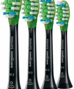 Philips Sonicare - Premium White Brush Heads (4-Pack) - Black
