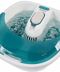 HoMedics - Bubble Foot Spa with Heat Boost Power - White/Gray
