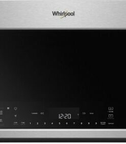 Whirlpool - 1.9 Cu. Ft. Convection Over-the-Range Microwave with Sensor Cooking - Stainless steel