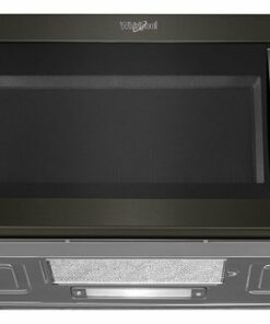 Whirlpool - 2.1 Cu. Ft. Over-the-Range Microwave with Sensor Cooking - Black Stainless Steel
