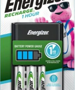 Energizer Recharge 1-Hour Charger for NiMH Rechargeable AA and AAA Batteries