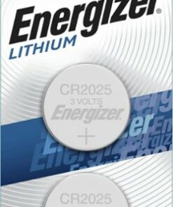 Energizer 2025 Batteries (2 Pack), 3V Lithium Coin Batteries
