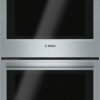 Bosch - 800 Series 30" Built-In Electric Convection Double Wall Oven - Stainless steel