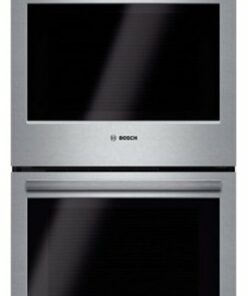 Bosch - 800 Series 27" Built-In Double Electric Convection Wall Oven - Stainless steel