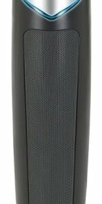 GermGuardian - 28" Air Purifier Tower with HEPA Filter & UV-C for 180 Sq. Ft Rooms - Black