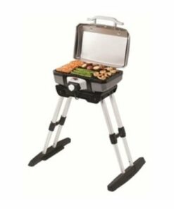 Cuisinart - Electric Grill w/ 1.50 kW 1 Sq. ft. Cooking Surface - Black/Silver