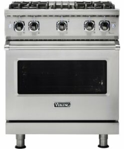 Viking - Professional 5 Series 4.0 Cu. Ft. Freestanding Gas Convection Range - Stainless steel 0