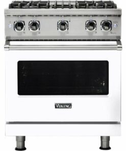 Viking - 4.0 Cu. Ft. Freestanding Gas Convection Range - White