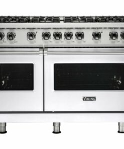 Viking - 6.1 Cu. Ft. Freestanding Double Oven LP Gas Convection Range - White 1