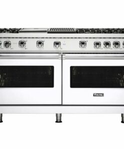 Viking - 8 Cu. Ft. Freestanding Double Oven LP Gas Convection Range - White