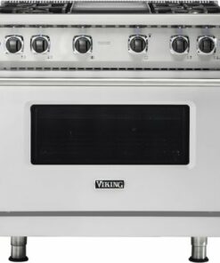 Viking - 5.1 Cu. Ft. Freestanding Gas Convection Range - Stainless steel 0