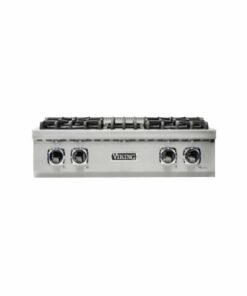 Viking - Professional 5 Series 29.9" LP Gas Cooktop - Stainless steel