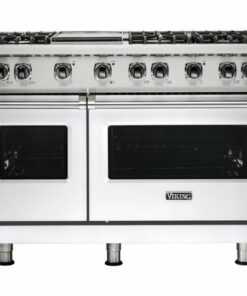 Viking - Freestanding Double Oven Gas Convection Range - White 2