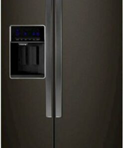 Whirlpool - 28.5 Cu. Ft. Side-by-Side Refrigerator with In-Door-Ice Storage - Black