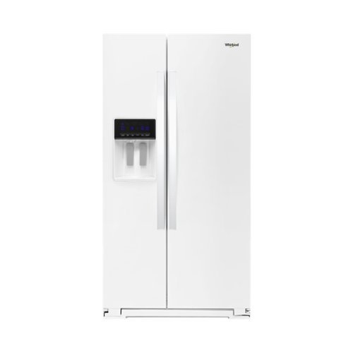 Whirlpool - 28.5 Cu. Ft. Side-by-Side Refrigerator with In-Door-Ice Storage - White