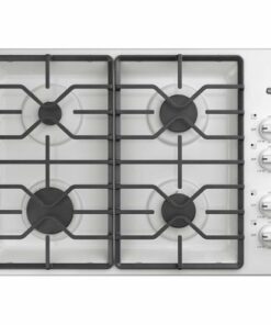 GE - 30" Built-In Gas Cooktop - White