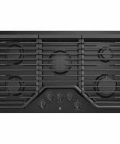 GE - 36" Built-In Gas Cooktop - Black 0