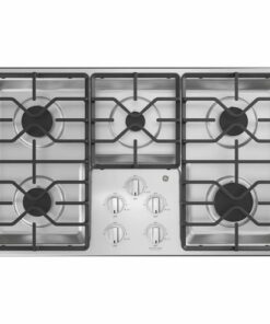 GE - 36" Built-In Gas Cooktop - Stainless steel 0