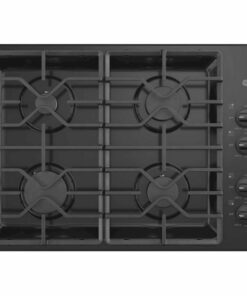 GE - 30" Gas Cooktop - Black 1