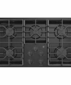 GE - 36" Built-In Gas Cooktop - Black 1