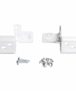 GE - Stack Bracket Kit for 24" Front Load Washers and Dryers - Silver