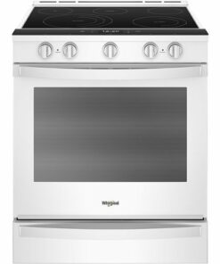 Whirlpool - 6.4 Cu. Ft. Self-Cleaning Slide-In Electric Convection Range - White
