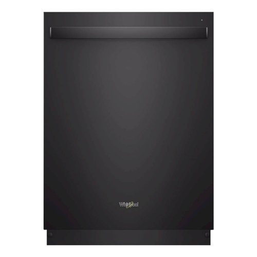Whirlpool - 24" Built-In Dishwasher - Black