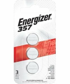 Energizer 357/303 Batteries (3 Pack), Button Cell Batteries 1