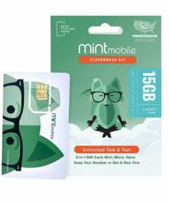 Mint Mobile - 15GB/mo Phone Plan - 6-Months of Wireless Service