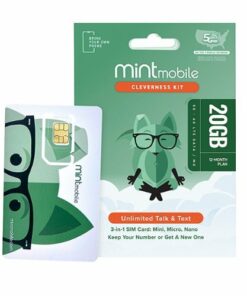 Mint Mobile - 20GB/mo Phone Plan - 12 Months of Wireless Service
