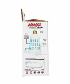 Ninja - Zapbulb 350-Lumen, 5W LED Light Bulb, 40W Equivalent - Blue/white