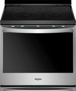 Whirlpool - 6.4 Cu. Ft. Freestanding Electric Convection Range with Self-Cleaning - Stainless steel