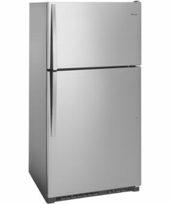 Whirlpool - 20.5 Cu. Ft. Top-Freezer Refrigerator - Stainless steel